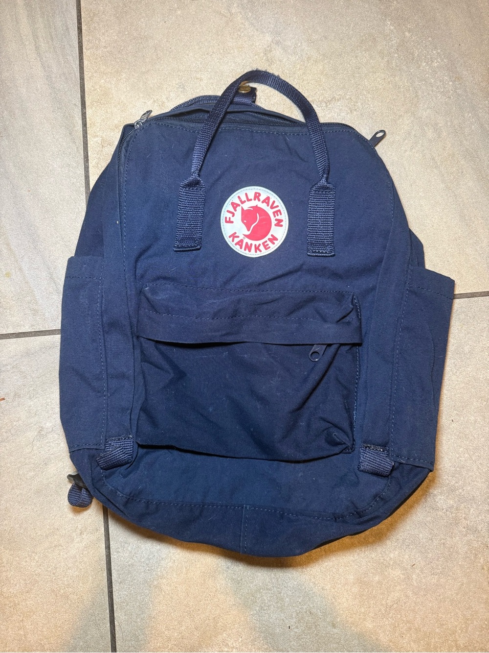 Fjallraven Kanken Navy Blue Classic Backpack